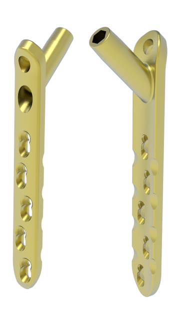 AMAZON LCP DHS Plate with Collar 4.5mm